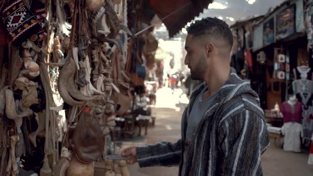 First frame of the market video